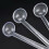 Multipurpose Plastic Serving Ladles with Long Handle Clear-S 7
