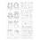 4Pcs Water Soluble Hand Sewing Stabilizer Embroidery Pattern-N 1