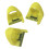 3Pcs Finger Sewing Ruler with Millimeter Scale-Lemon yellow 1