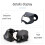 Dog Goggles Hat Windproof Eye Protections with-  Black red 2