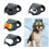 Dog Goggles Hat Windproof Eye Protections with-  Black red 4