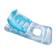 Espreguiçadeira inflável para piscina com apoio de cabeça, boia para piscina com porta-copos para adultos e crianças, resistente aos raios UV,