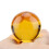 K9Crystal Ball Feng Shui Κρυστάλλινη σφαίρα θεραπευτικού πολύτιμου λίθου Κίτρινο κρύσταλλο 5