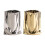 Strukturierte Keramik-Blumenvasen, galvanisierte-Gold 4