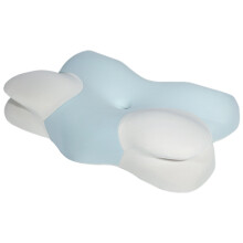 Ergonomisches Konturkissen. Druckentlastendes Bettkissen-Blau