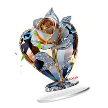 2D Printing Art Flower Figure Colorful Acrylic-style B