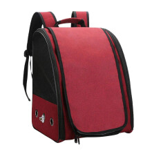 Backpack Travel Carrier Breathable Outdoor Bird Transport Backpack Red For Hiking