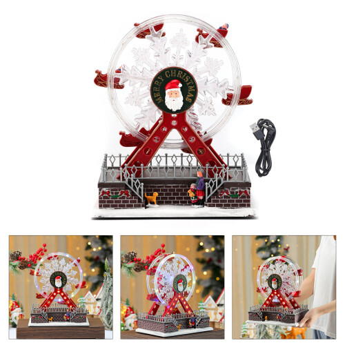Grande roue musicale rotative à LED USB ou alimentation par 1