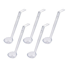 5Pcs Mini Serving Spoons Food Grade Plastic Durable Ladles-M