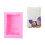 Flower Embossed Retangular Silicone Candle Molds for Epoxy-2 4