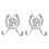 Horse Head Decorative Hooks Villa Decoration Bathroom-White 1