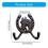 Horse Head Decorative Hooks Villa Decoration Bathroom-White 4