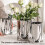 Modern Pleated Ceramic Vases For Freshly And Dry-silver 2
