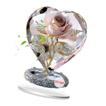 Figurine de fleur d'art d'impression 2D, ornement de-style C