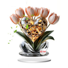 Decoration Ornamentative Acrylic Crystal Mini Vase-style F