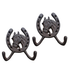 2 stuks antieke gietijzeren wandgemonteerde-Oud brons
