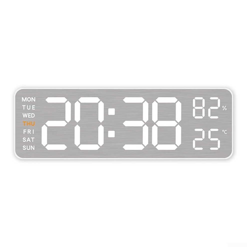 Alarm Clock Model B With Sleek Design And Information At A Glance Anytime
