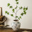 Aged Finish Ceramics Centerpieces Vases Blue Patterneds 2