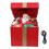 Musical Christmas Lighted Decoration Boxes Durable PC-Red 1