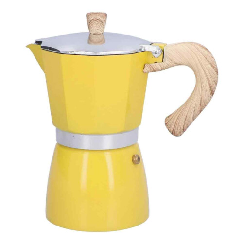 Ανθεκτική στη χρήση κατσαρόλα Moka, ΕΥΚΟΛΟΣ ΚΑΘΑΡΙΣΜΟΣ Καφετιέρα με εστία,
