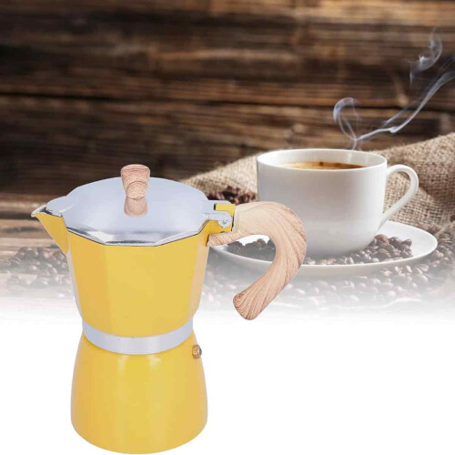 Ανθεκτική στη χρήση κατσαρόλα Moka, ΕΥΚΟΛΟΣ ΚΑΘΑΡΙΣΜΟΣ Καφετιέρα με εστία, 1