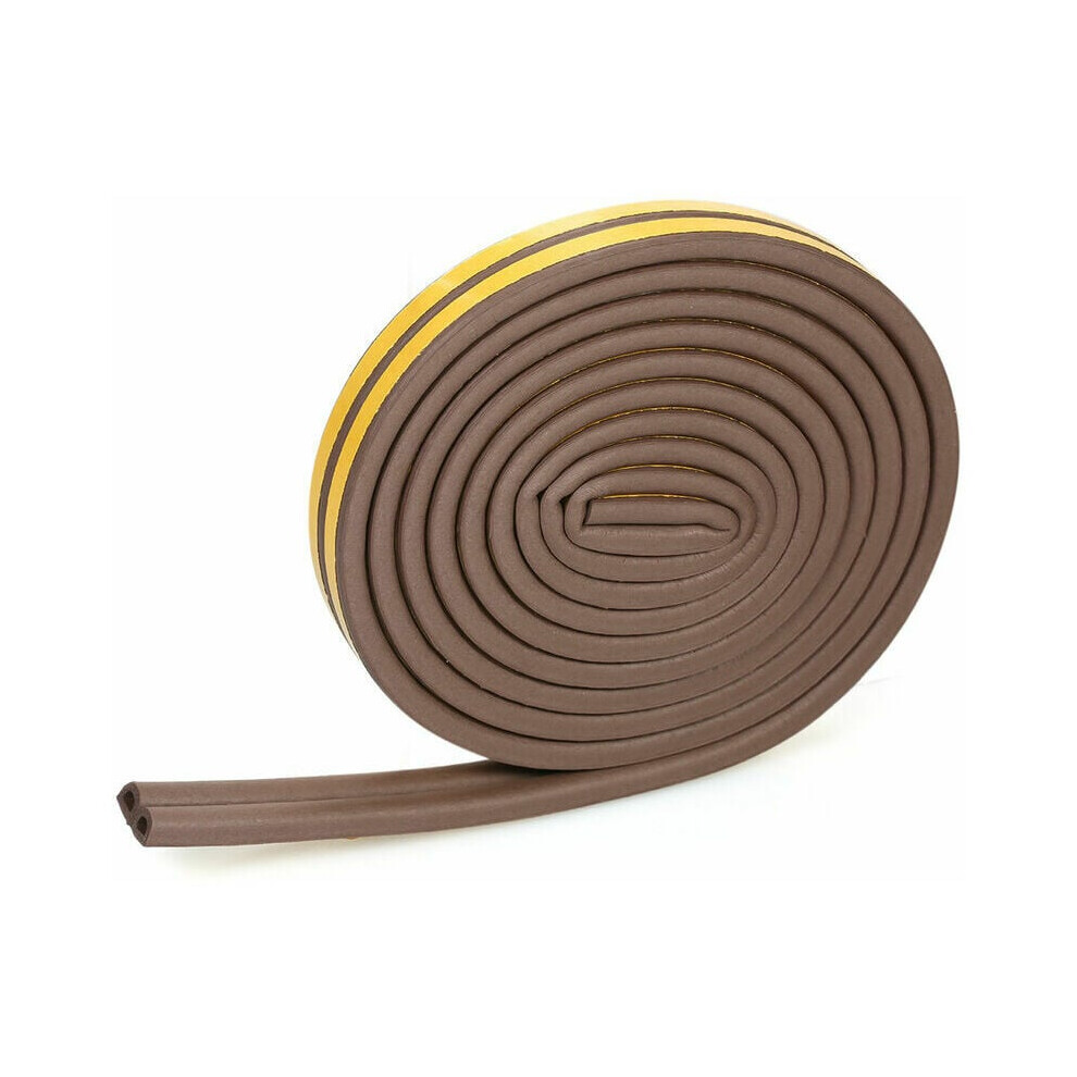 Soundproof Insulation Tape, 16Ft D Type Seal Foam Sealing Tape, Anti-Collision Weatherproof Sealing, High Flexibility & Easy To Install, Strong Ad 9489125433176