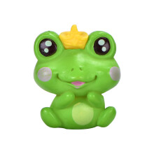 Grenouille miniature de dessin animé en résine, modèle animal en plastique écologique, apparence mignonne, finitions soignées, imperméable,