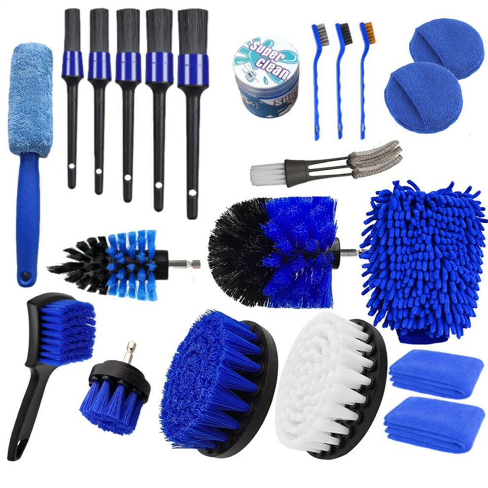 Car Interior Cleaning Kit, Air Vent Brush Set, Automotive Cleaning Kit For Interior, Exterior, Wheels, Dashboard 9323874187372