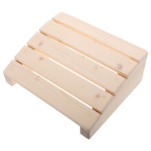 Raindrops Haltungssupport Fußstütze Beige Holz 1Stk
