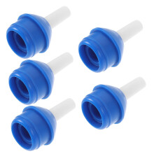 Desoldering Pump Nozzles 5 Pcs Blue Aluminum Temperature Resistant Solder Sucker Tips For Soldering Irons