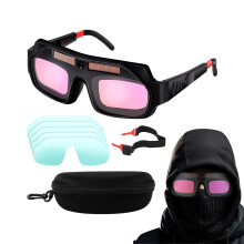 Welding Glasses AutoDimming, Ventilated Face Shield, Adjustable UVResistant Eyewear For Construction And Grinding