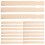 Sticks Malmischstab Beige Holz 30er Pack 8