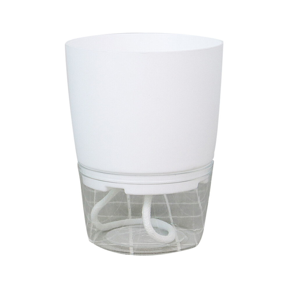 Self-Watering Indoor Plants Pots, Modern Decorative Flower Pots With Transparent Design For Monitoring Water Levels, Attractive Decor For Home Office-image-OPC-PN8R9GP-NEW