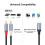 24Bit/96Khz USB Type C To 2RCA Sound Cable Compatibility-2m 3