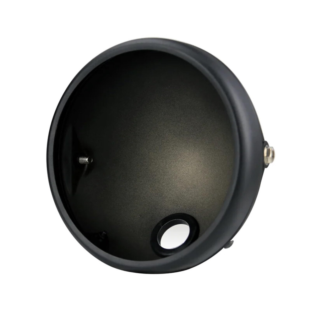 Motorcycle Headlight 7Inch Round Bucket Style Base Shell Mount Headlamp Parts Housing Color Only 9067246044152