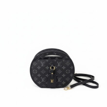 (Black) Fashionable presbyopic messenger bag saddle bag crossbody bag