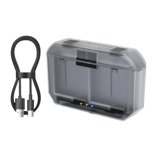 Portable Double Slot Charging Case With Magnetic Locking for