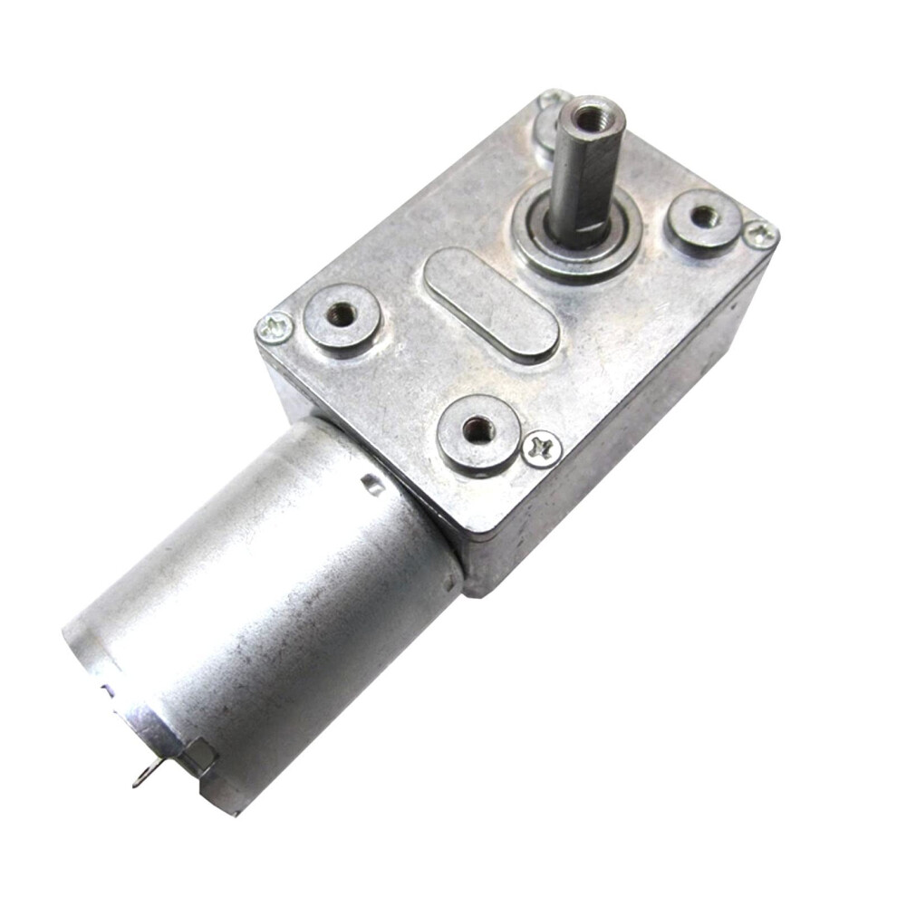 12V Dc Motor Geared Encoder Motor Worm Gear Small Motor With M3 Holes 10 Rpm 9323874187297