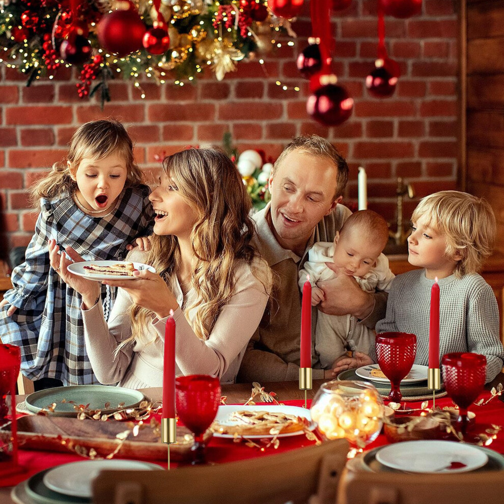 4x Gold Advent Candle Holder Safe To Compact And Easy To Move Flexible-image-OPC-PN8RBPC-NEW