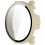Smartwatch Cover Shell Screen Protector Tempered Film for-White 1