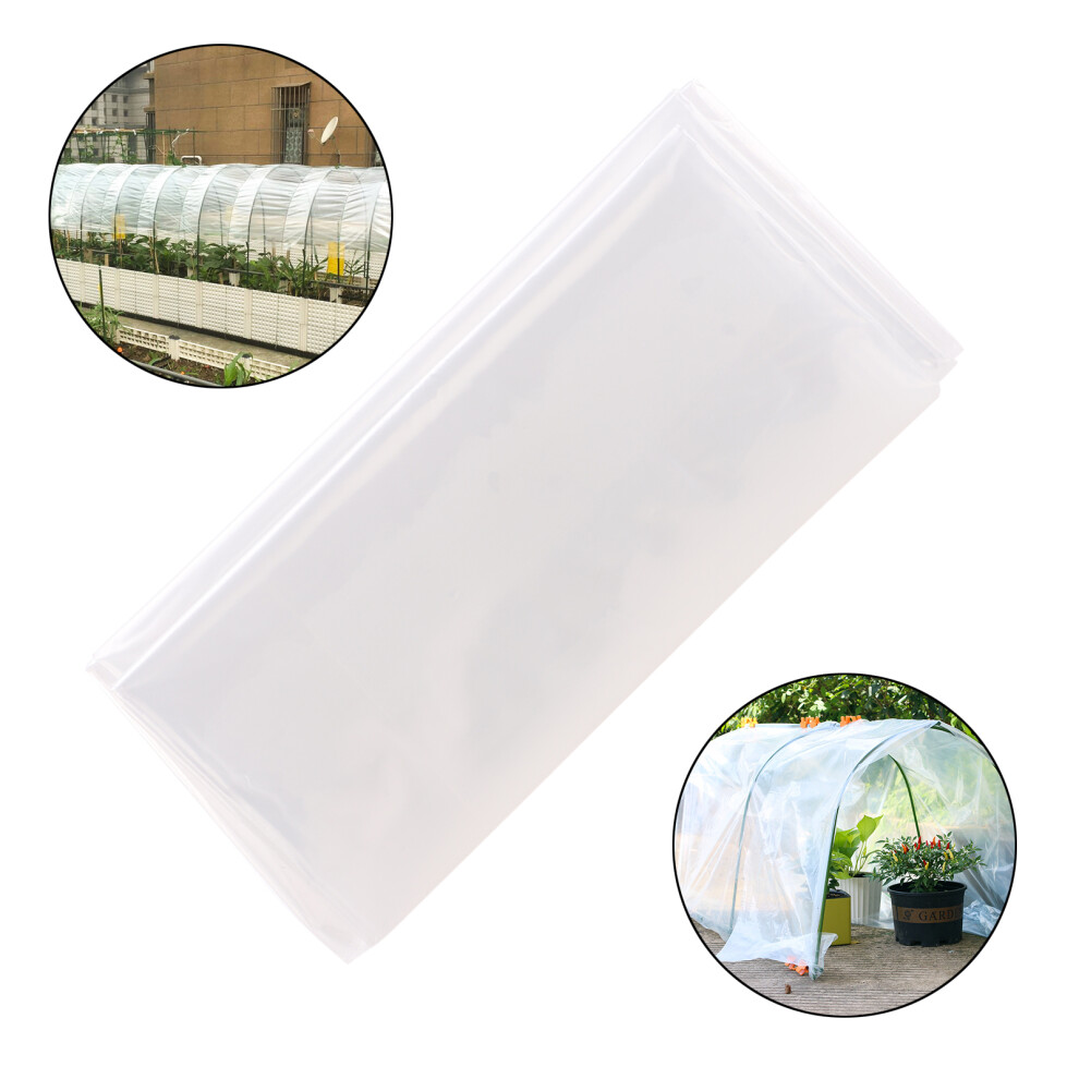 UV Resistant Greenhouse Plastic, Heavy Duty Hoop House Cover 2X3M Transparent PE Plastic for Protecting Plants from Extreme Weather, Multi-Use Agricul-image-OPC-PN8RC5Q-NEW