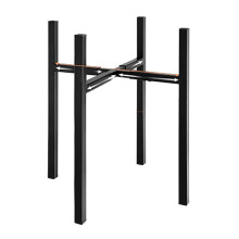 Support à plantes robuste et durable avec cadre télescopique, support à plantes en métal de style moderne du milieu du siècle, en fer forgé