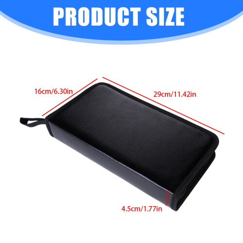 Travel Friendly CDs Case Organizers 80 Disc Space Water 1