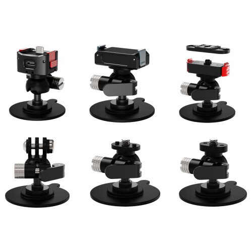 360 Adjustable Magnetic Suction Base For Action Cameras-action 2