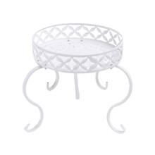Rostfreier Pflanzenständer für drinnen und draußen, stilvoller Retro-Blumentopfständer für Schlafzimmer, Wohnzimmer, Terrasse, Garten und mehr
