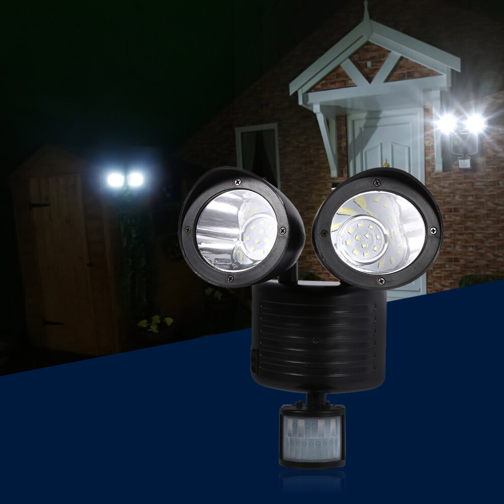 Waterproof Exterior Lighting, 22 LED High Lumen Security Spotlights For Garage Workshop, Solar-Powered Motion Sensor Outdoor Lights, Battery Operated-image-OPC-PN8RDBH-NEW