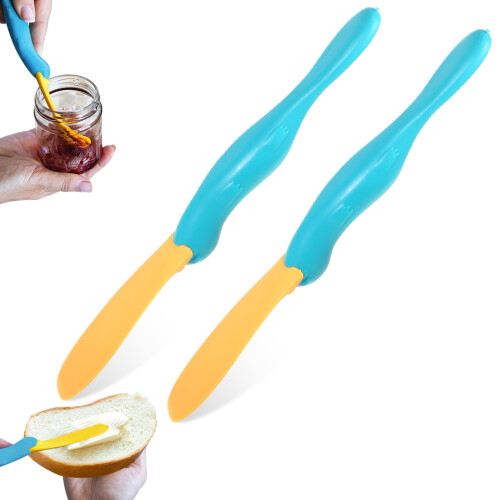 2pcs/set Multi-functional Silicone Butter Spatula For Easy And Clean