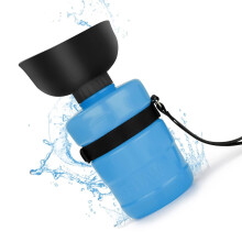 Travel Pet Water Bottle 520 Milliliters Silicone Leak Proof Portable Dog Walking Bottle
