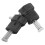 2 Pcs Luggage Case Handle Grip Replacement Travel Suitcase Telescopic 10