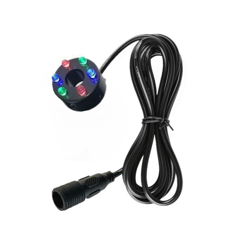 (Multicolor6 Led) Rgb Pond Tank Feature Waterproof Fountain Waterfall Display Tank Light